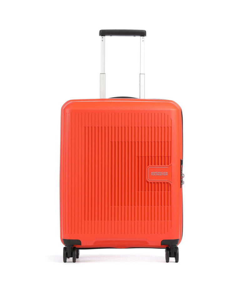 American Tourister Aerostep Spinner (4 wheels) bright orange