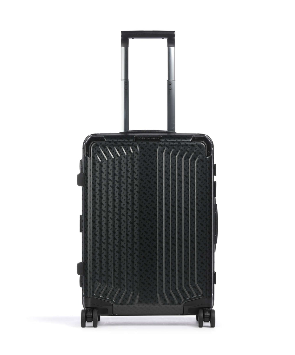 Samsonite Lite-Box Alu / Boss Spinner (4 wheels) graphite monogram