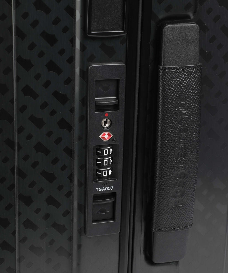 Samsonite Lite-Box Alu / Boss Spinner (4 wheels) graphite monogram