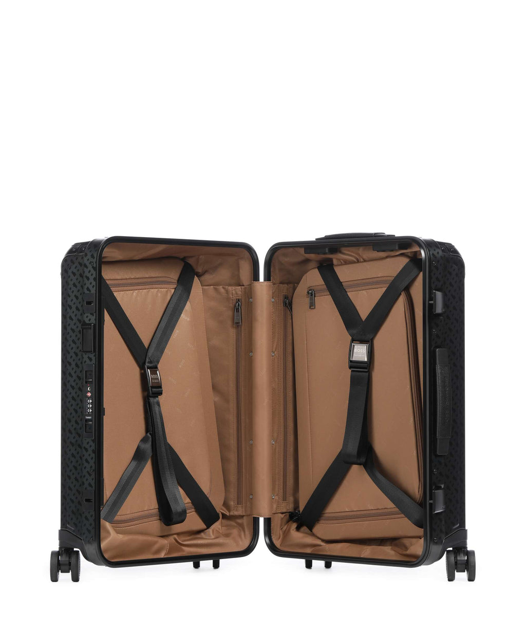 Samsonite Lite-Box Alu / Boss Spinner (4 wheels) graphite monogram