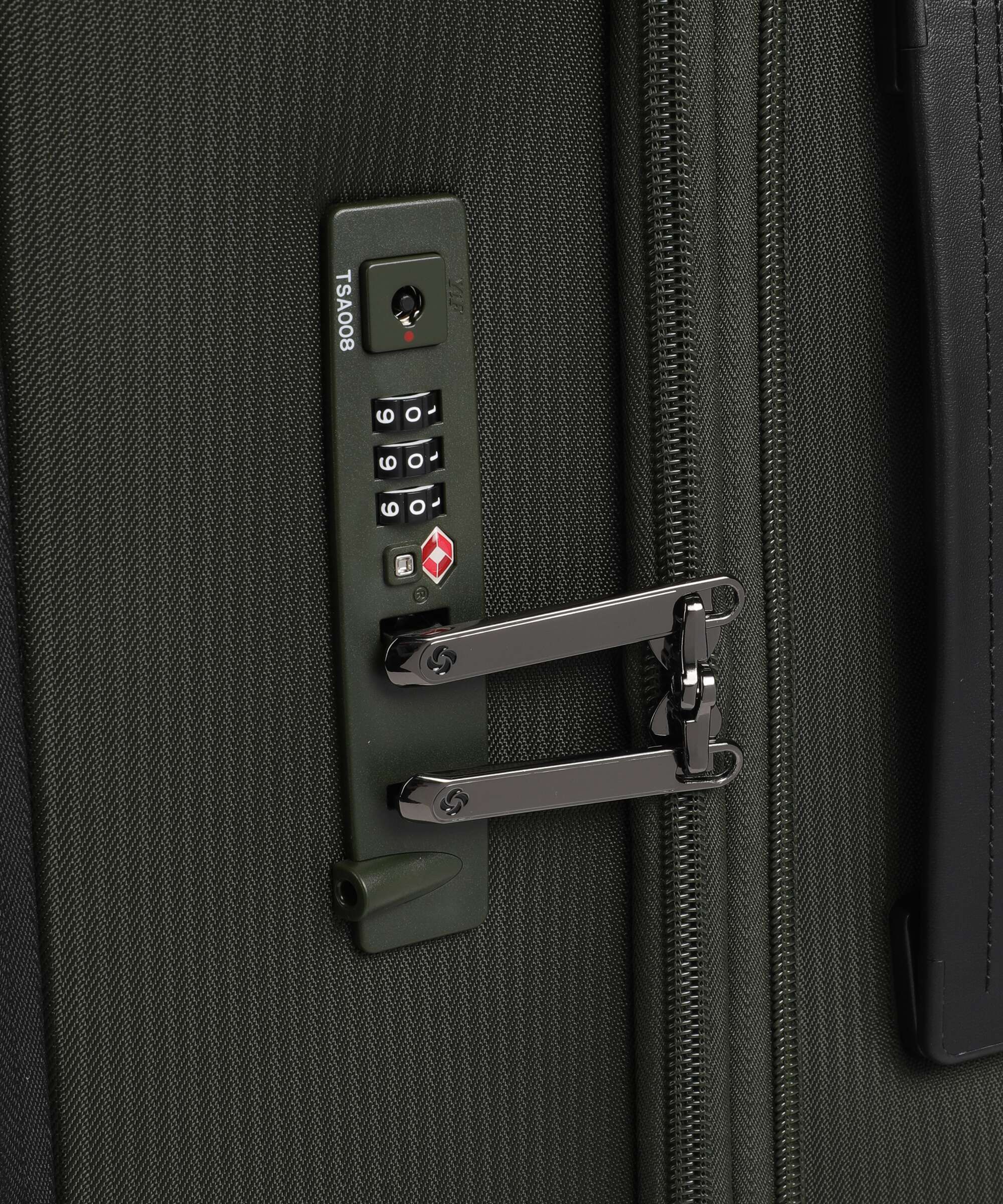 Samsonite Splendix Spinner (4 wheels) green/black