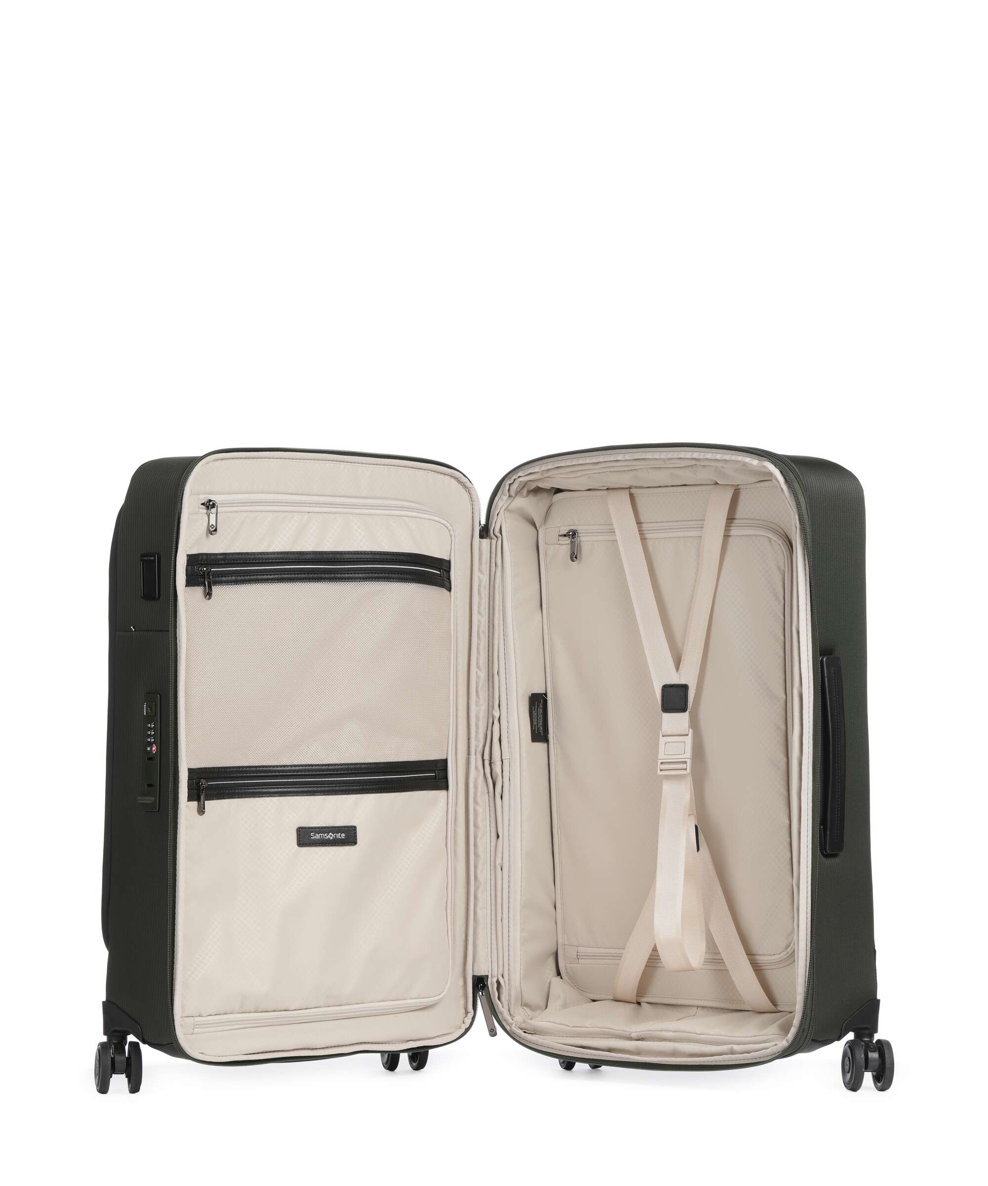 Samsonite Splendix Spinner (4 wheels) green/black