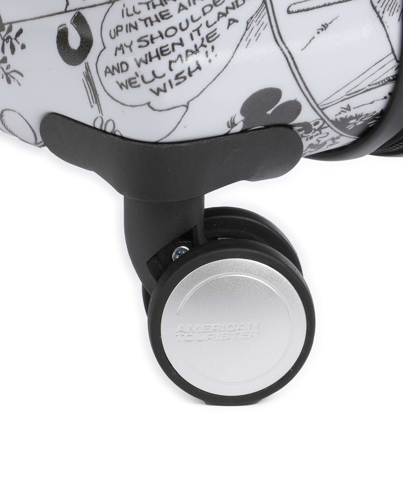 American Tourister Wavebreaker Disney Spinner (4 wheels) minnie comics/white