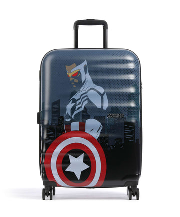 American Tourister Wavebreaker Disney 4-kolesový kufor captain america city