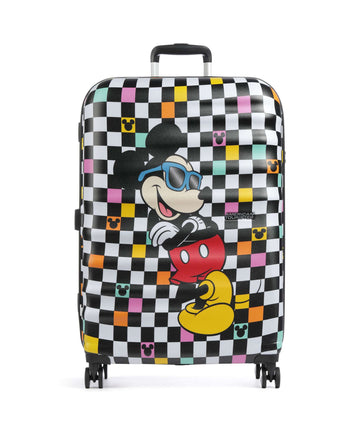 American Tourister Wavebreaker Disney 4-kolesový kufor mickey check