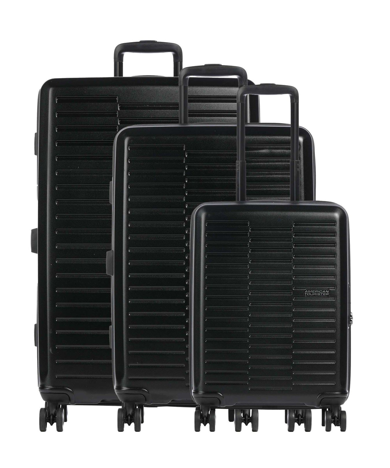 American Tourister Sunset Hills Suitcase set (4 wheels) black