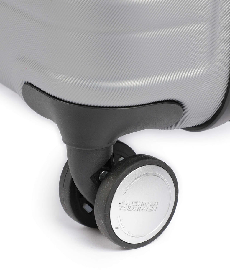 American Tourister Flashline Spinner (4 wheels) sky silver