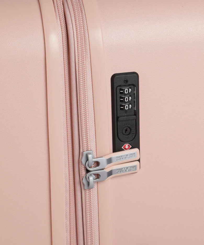 American Tourister Dynabelt Spinner (4 wheels) sandy rose