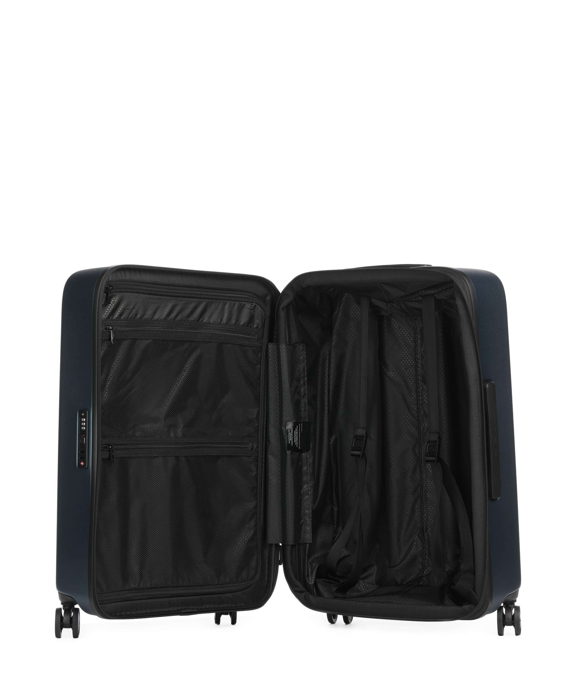 Samsonite Fyrm Suitcase set (4 wheels) steel blue
