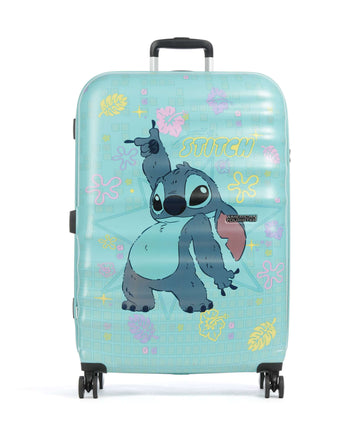 American Tourister Wavebreaker Disney 4-kolesový kufor stitch flower