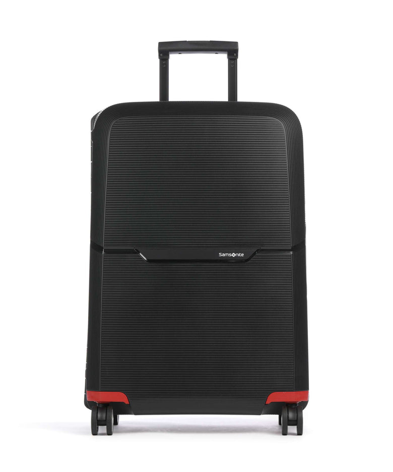 Samsonite Magnum Eco Spinner (4 wheels) black/red