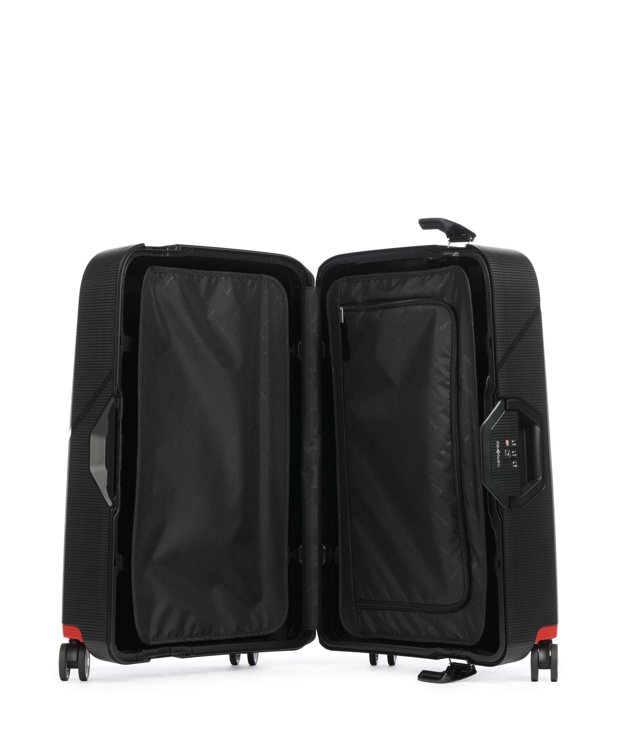 Samsonite Magnum Eco Spinner (4 wheels) black/red