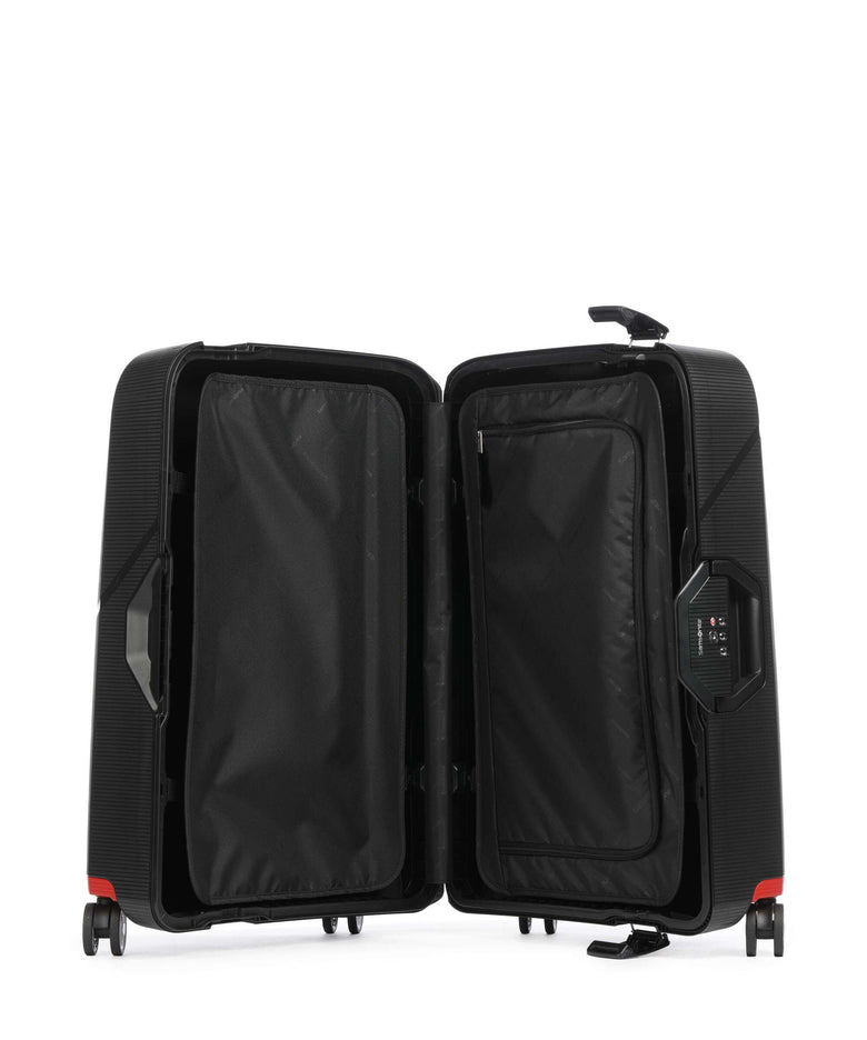 Samsonite Magnum Eco Spinner (4 wheels) black/red