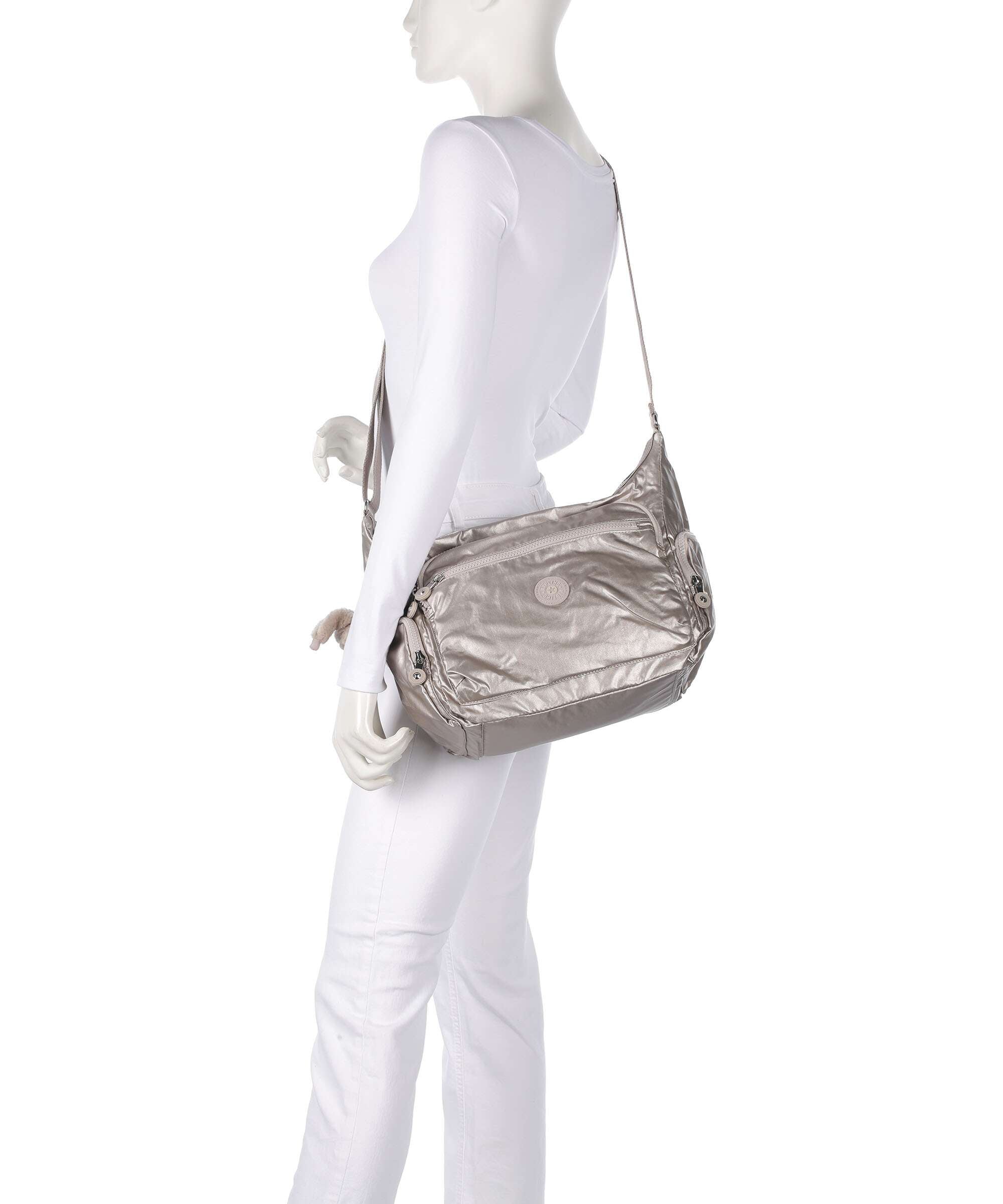 Kipling Basic Gabbie Crossbody bag metallic glow