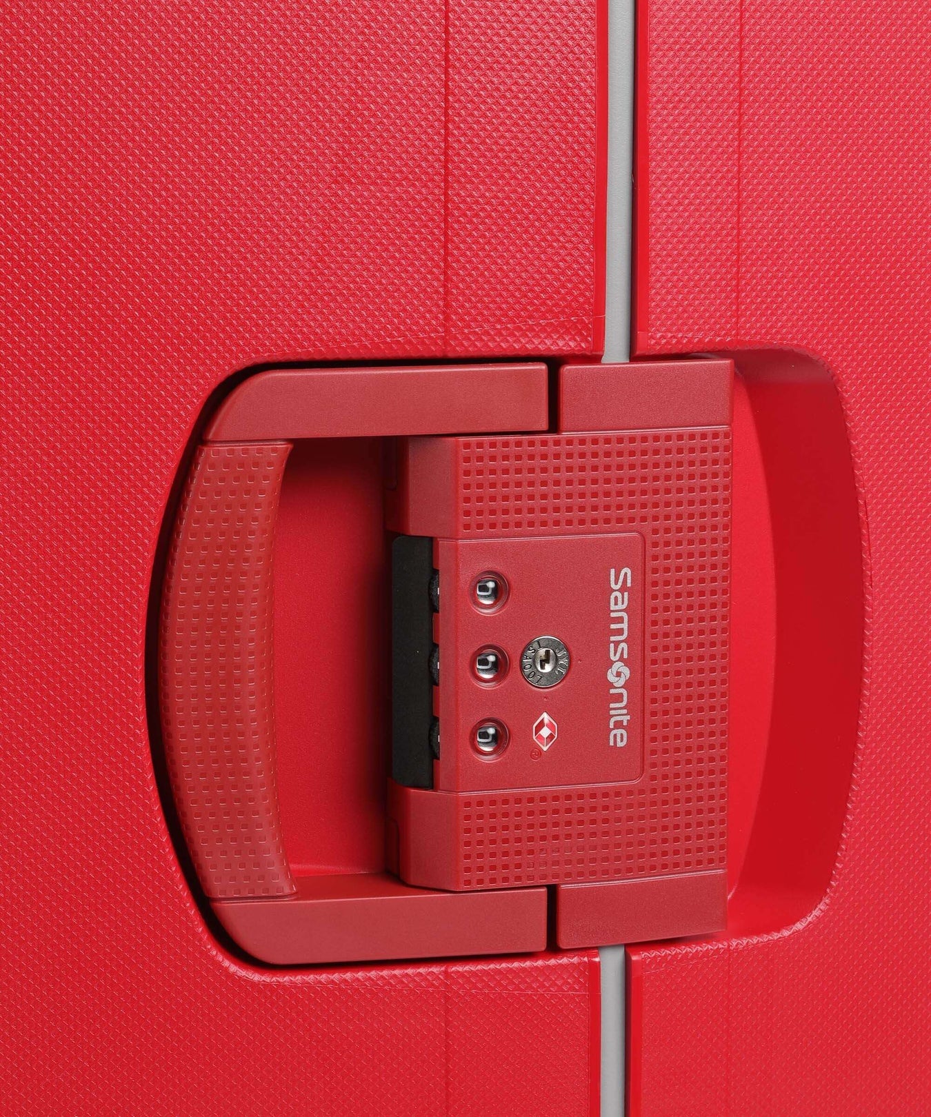 Samsonite S'Cure Spinner (4 wheels) cimson red