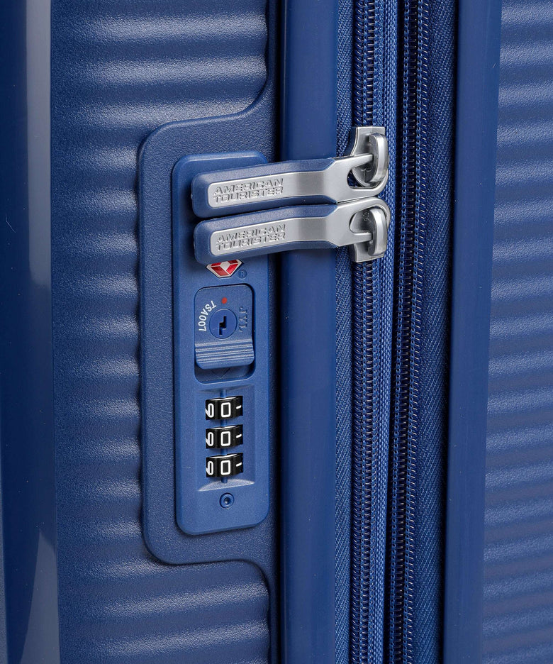 American Tourister Soundbox Spinner (4 wheels) midnight navy