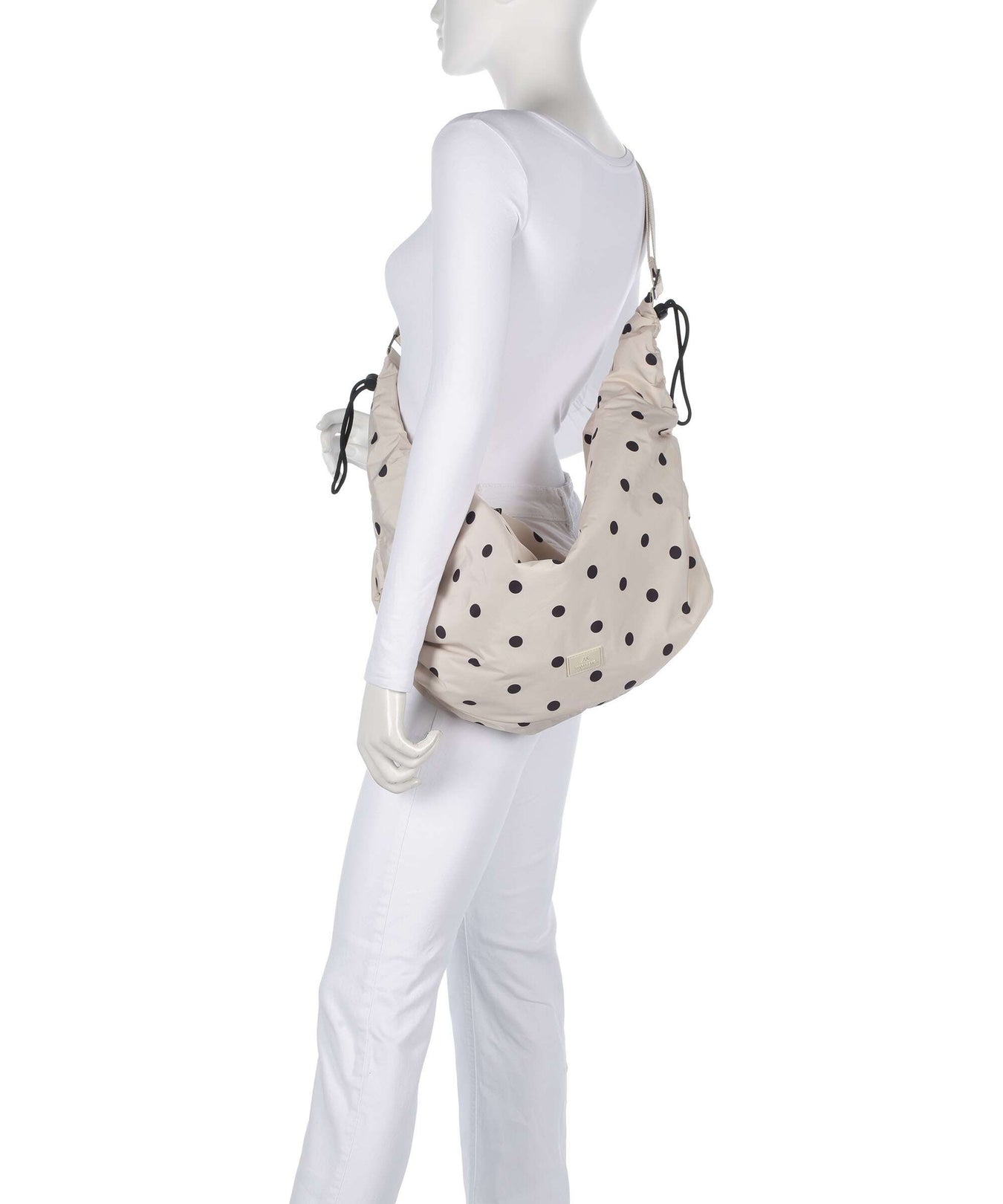 Markberg Alpine Hobo bag polka dot/creme