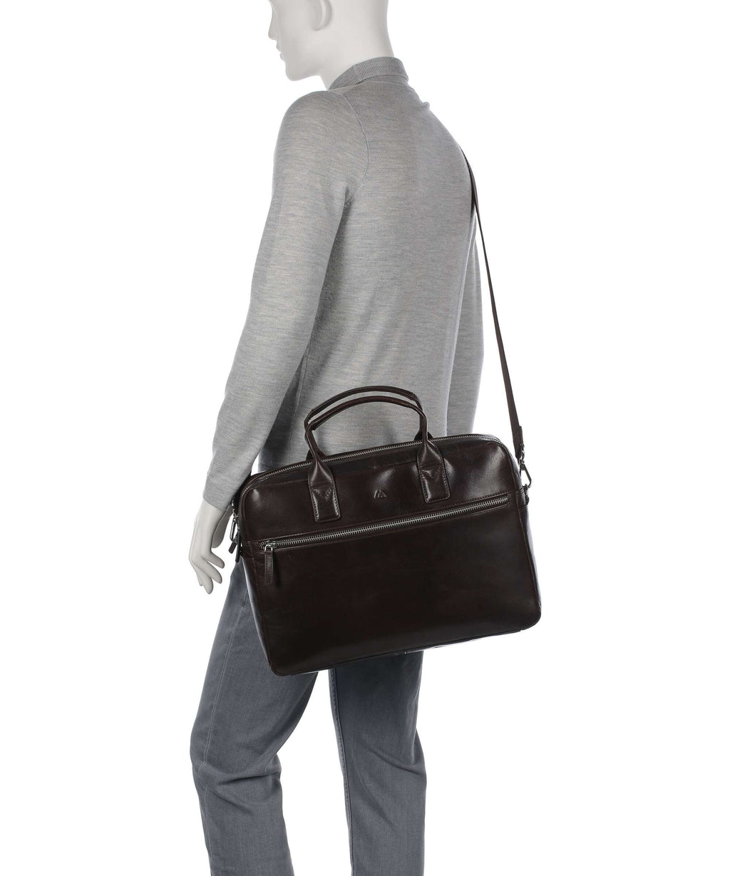 Markberg Kingston Briefcase espresso brown