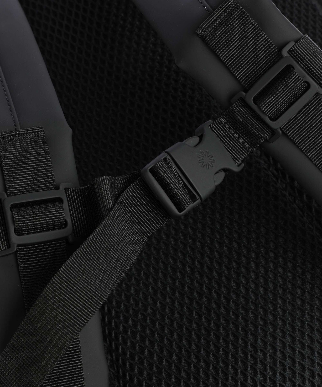 Rains Large Rolltop backpack black