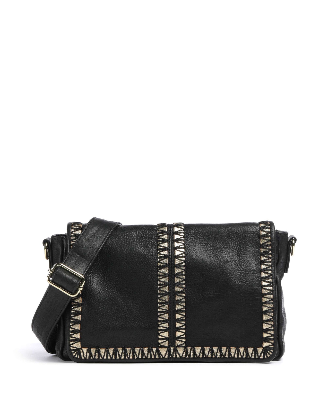 Depeche Golden Magic Crossbody bag black