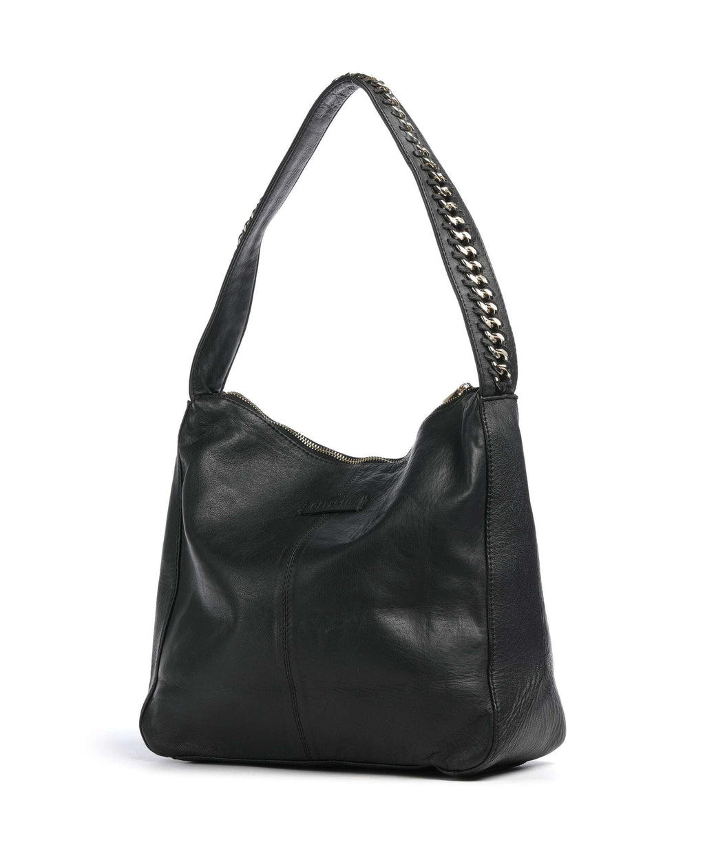 Depeche Gold Casino Hobo bag nero
