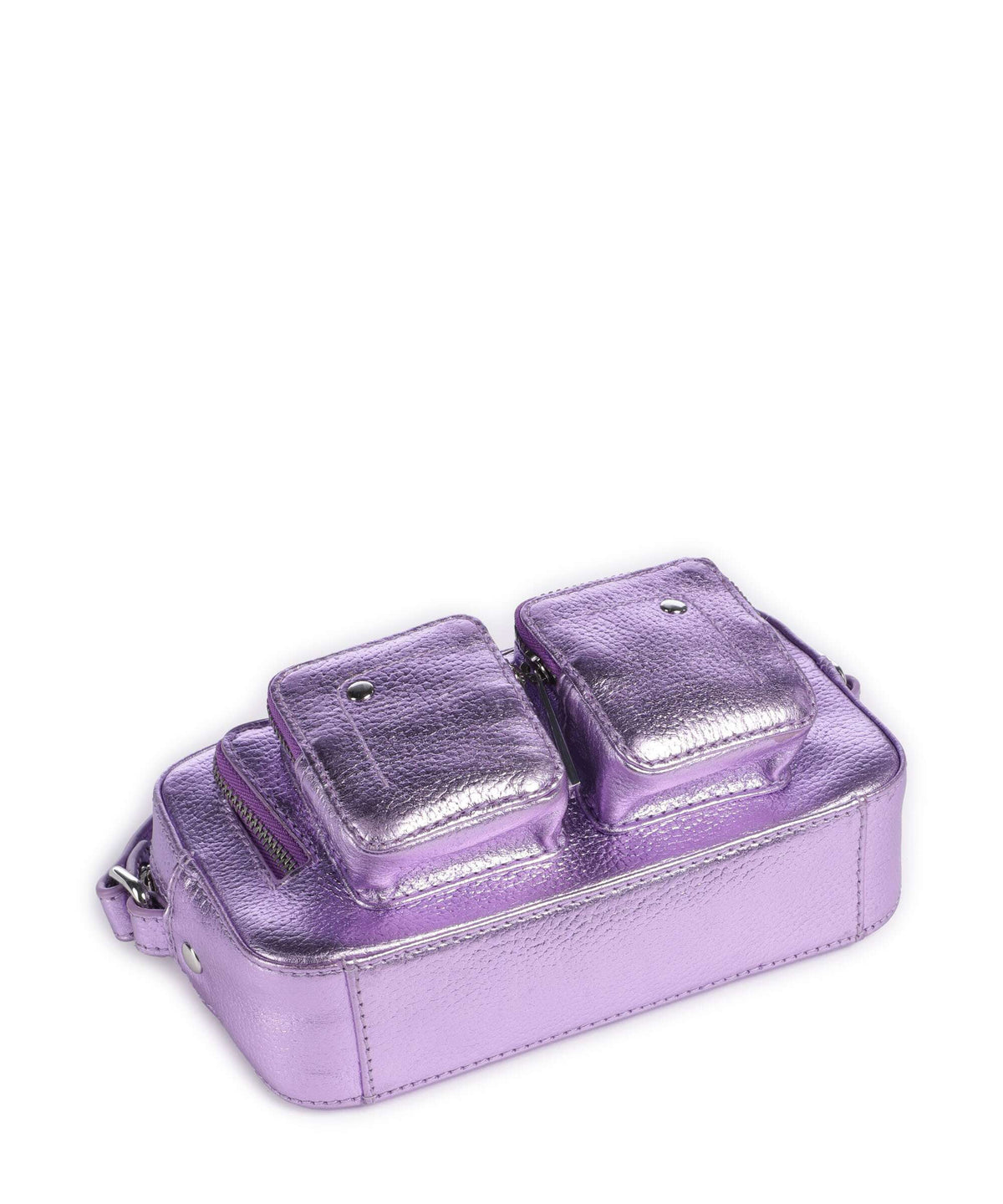 Núnoo Metallic Helena Crossbody bag purple