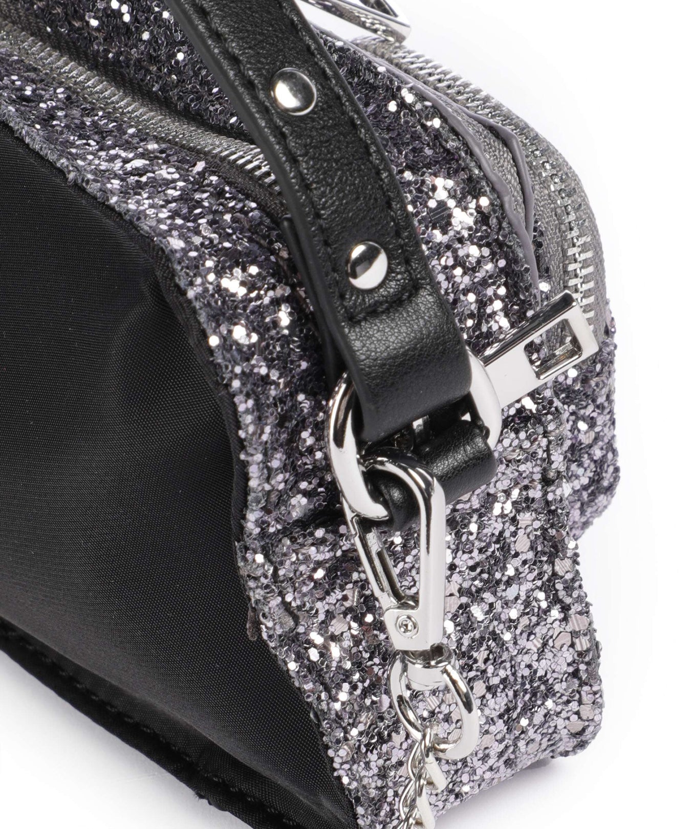 Núnoo Glitter Helena Crossbody bag silver
