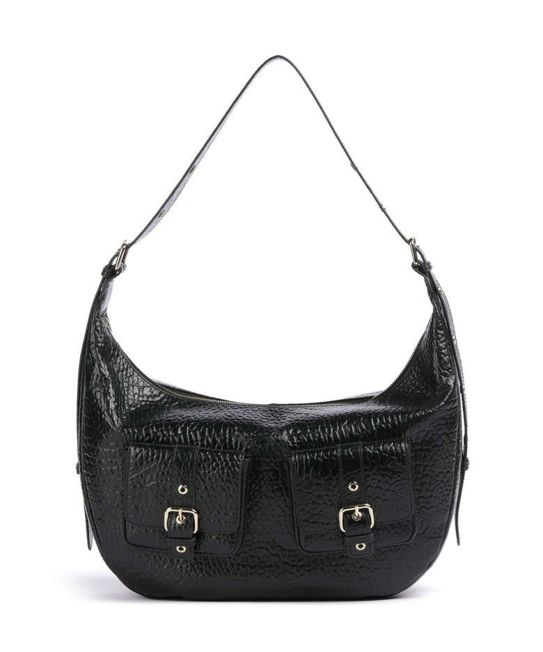 Núnoo New Zealand Stella Pocket Hobo bag black