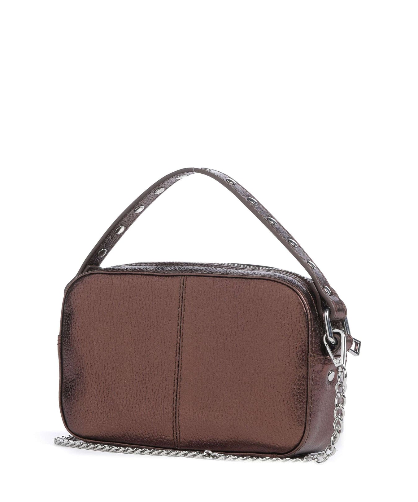 Núnoo Metallic Helena Crossbody bag brown