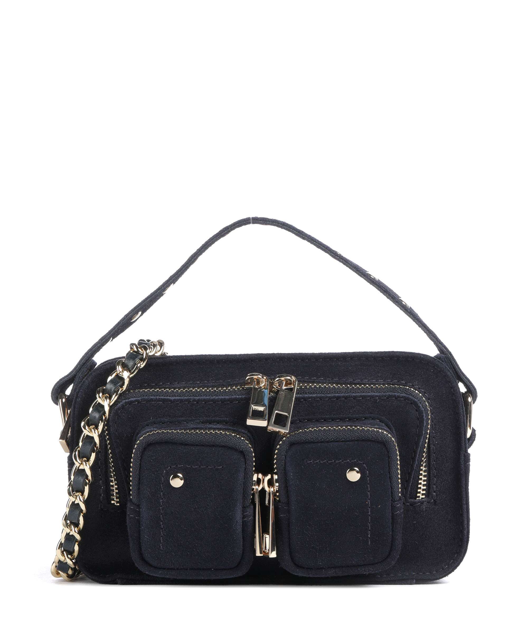 Núnoo Suede Helena Crossbody bag navy