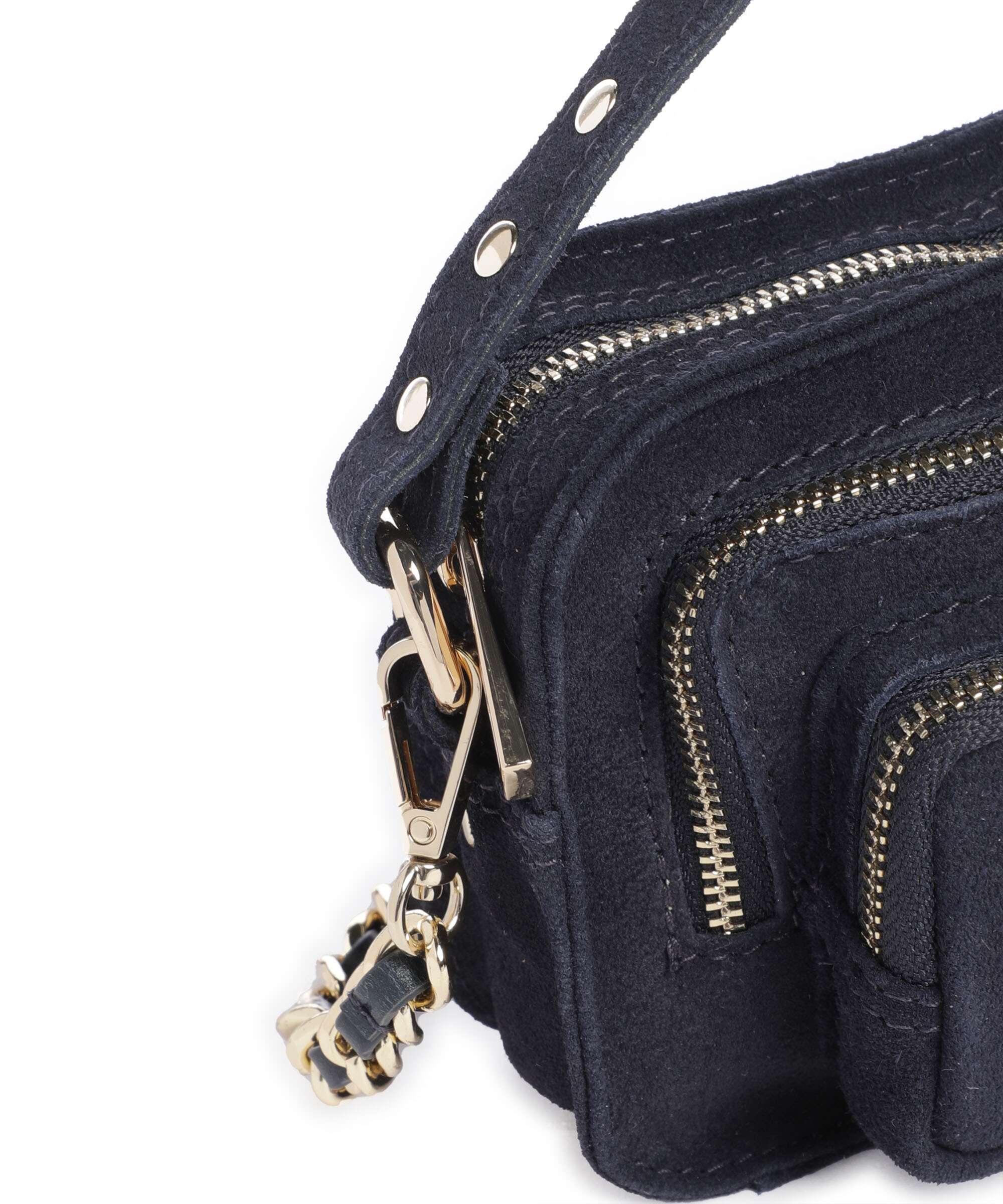 Núnoo Suede Helena Crossbody bag navy