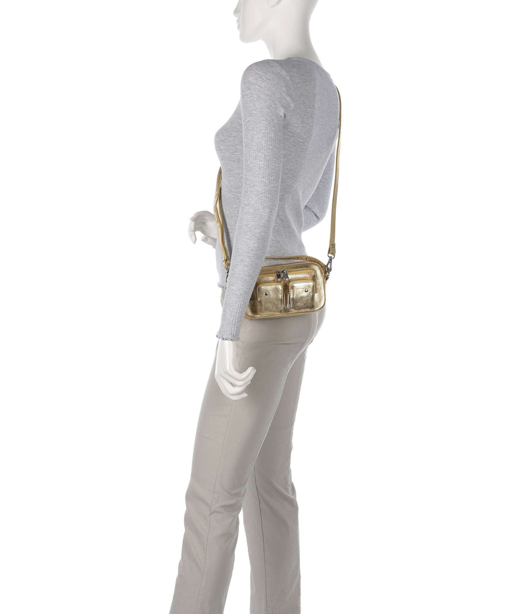 Núnoo Metallic Helena Crossbody bag light gold
