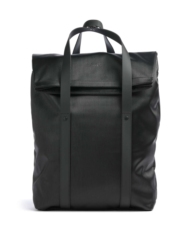 Rains 2 Way Backpack bag black grain