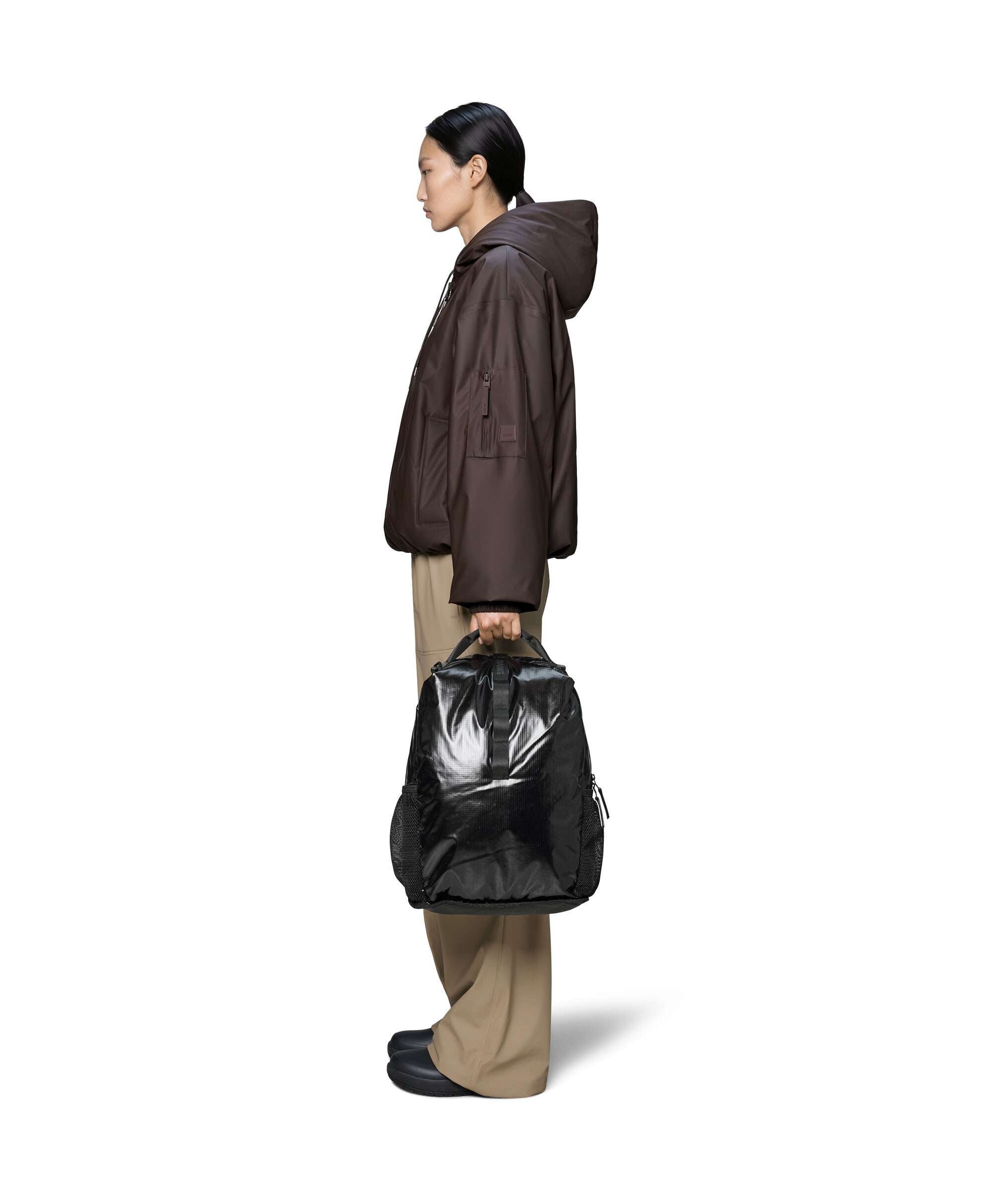 Rains Sibu Clip Front Backpack black