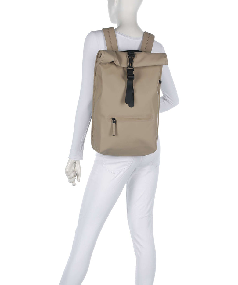 Rains Rolltop backpack beige
