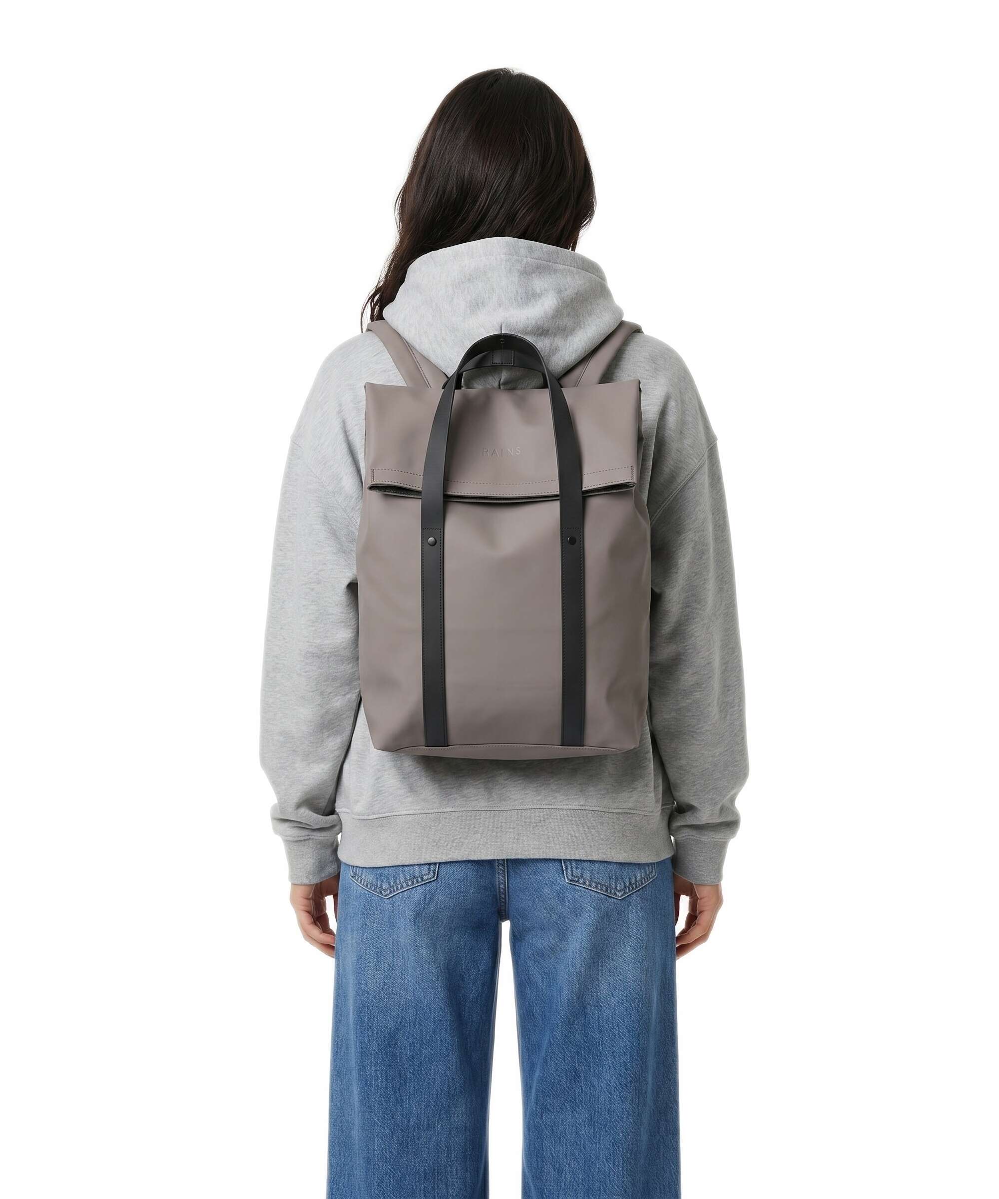Rains 2 Way Backpack bag cinder