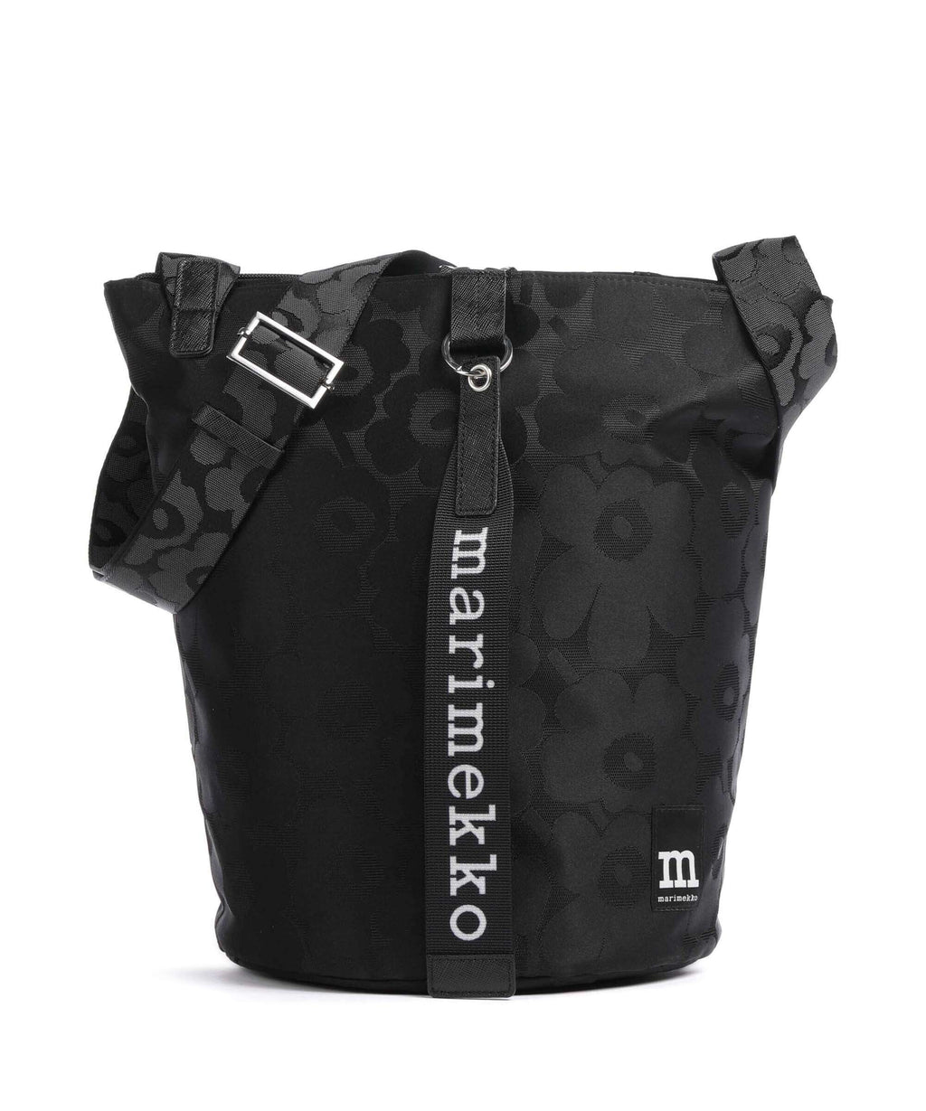 Marimekko All Day Unikko Hobo bag black