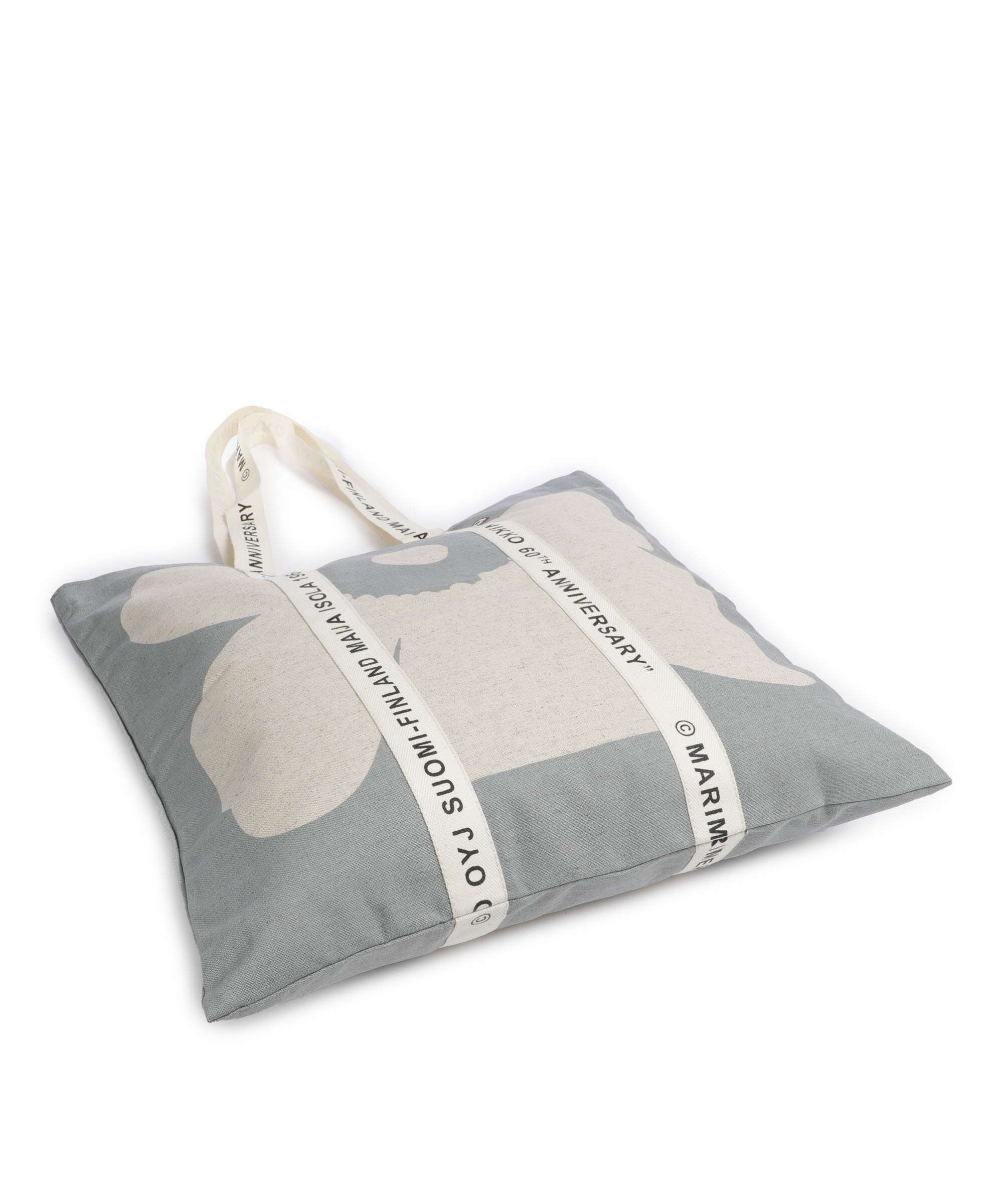 Marimekko Carrier Unikko Midi Tote bag offwhite/grey