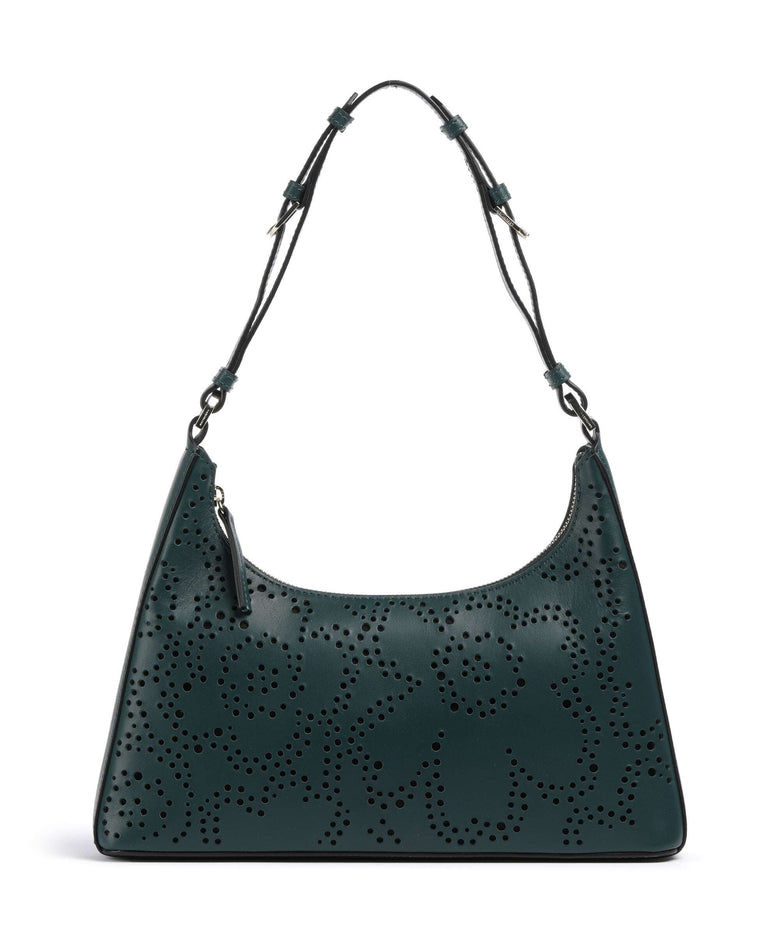 Marimekko Unikko Imprint Shoulder bag dark green