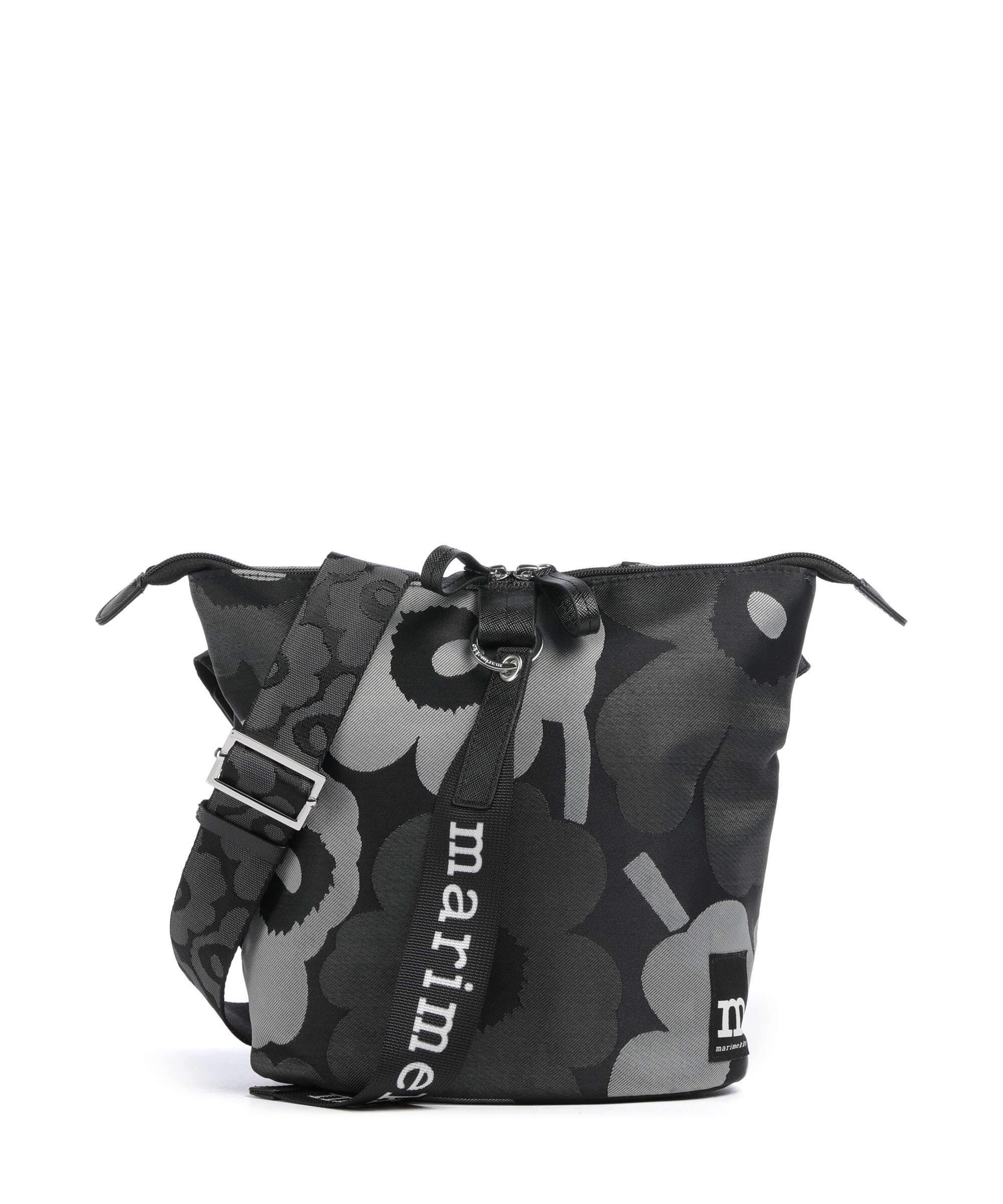 Marimekko Carry All Unikko Crossbody bag grey/dark grey/black