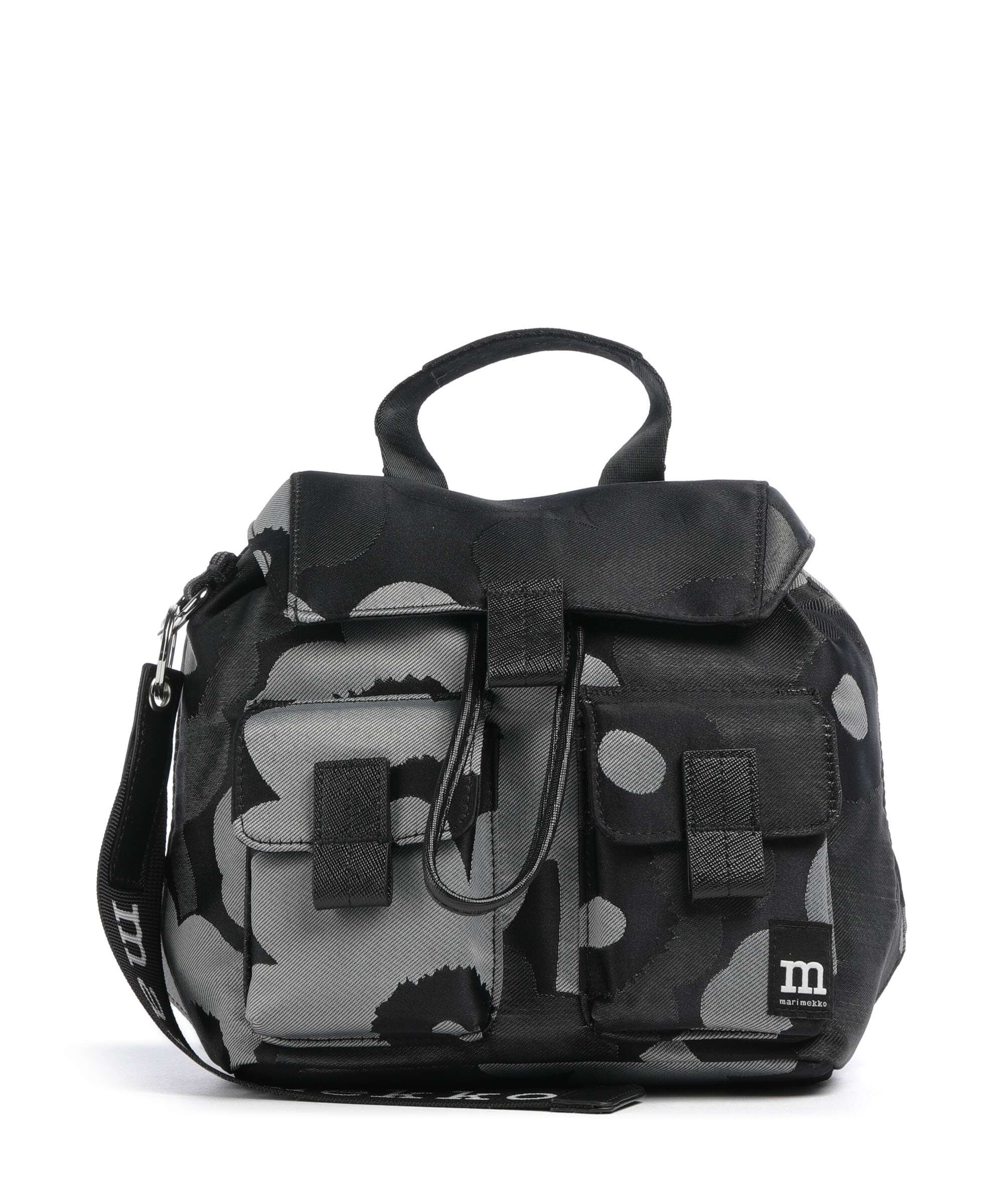 Marimekko Everything Unikko S Backpack grey/dark grey/black