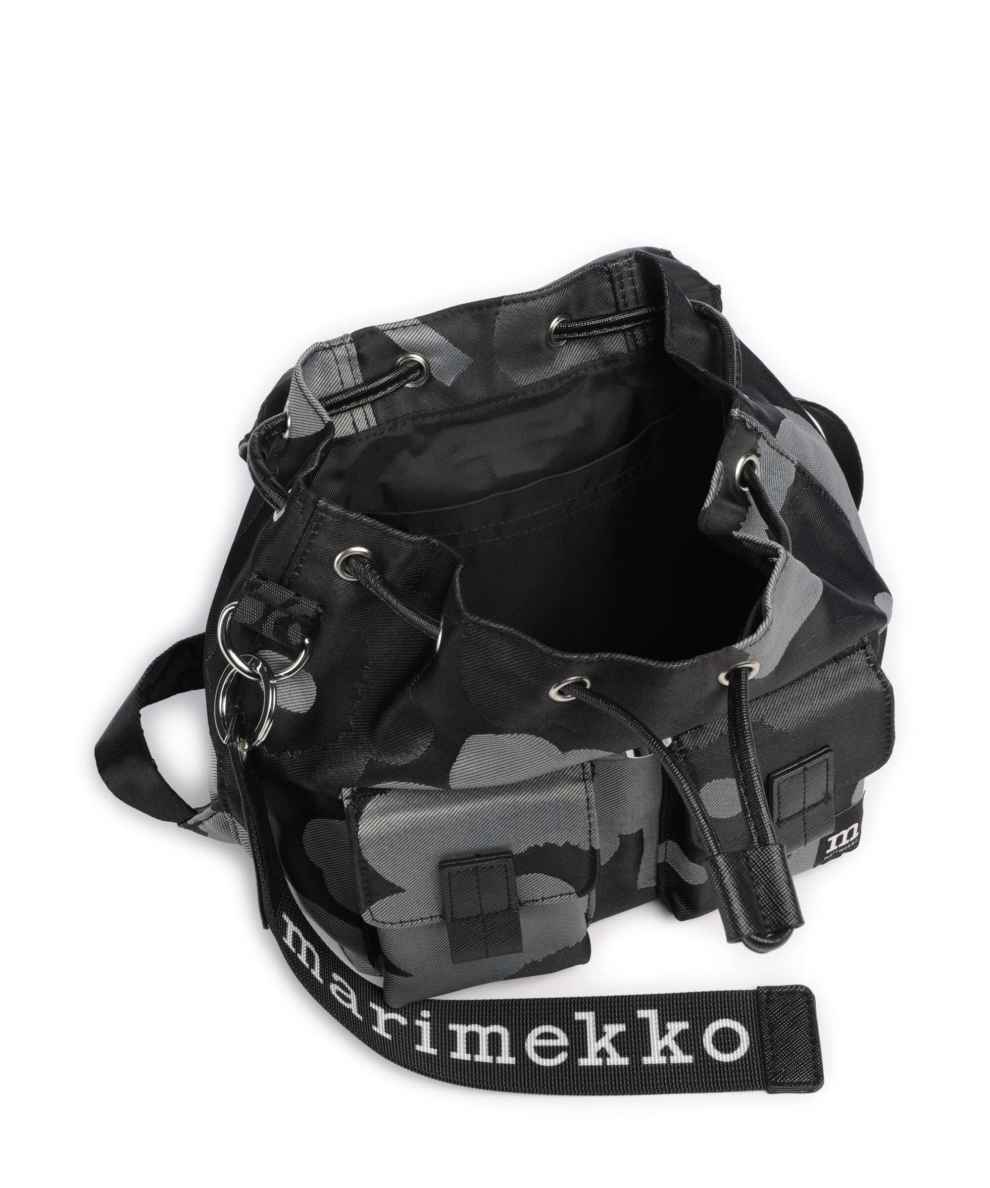 Marimekko Everything Unikko S Backpack grey/dark grey/black