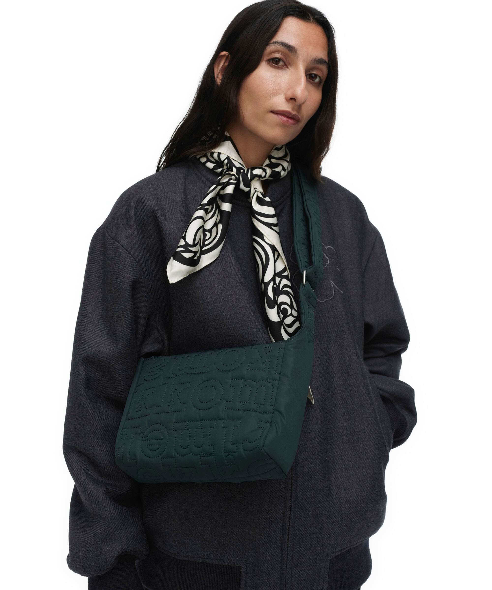 Marimekko Joy Logo S Crossbody bag dark green
