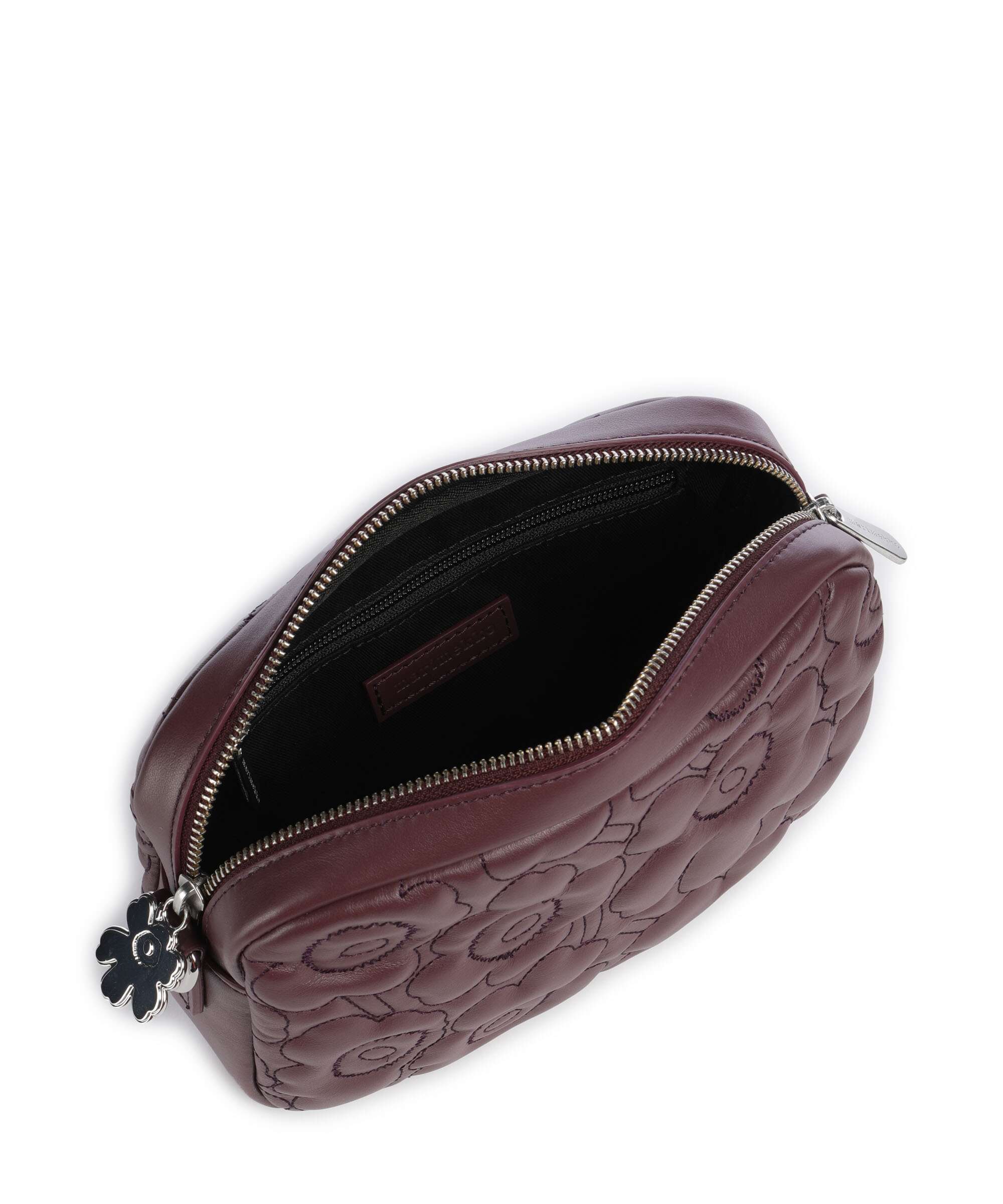 Marimekko Gratha Soft Unikko Crossbody bag wine red