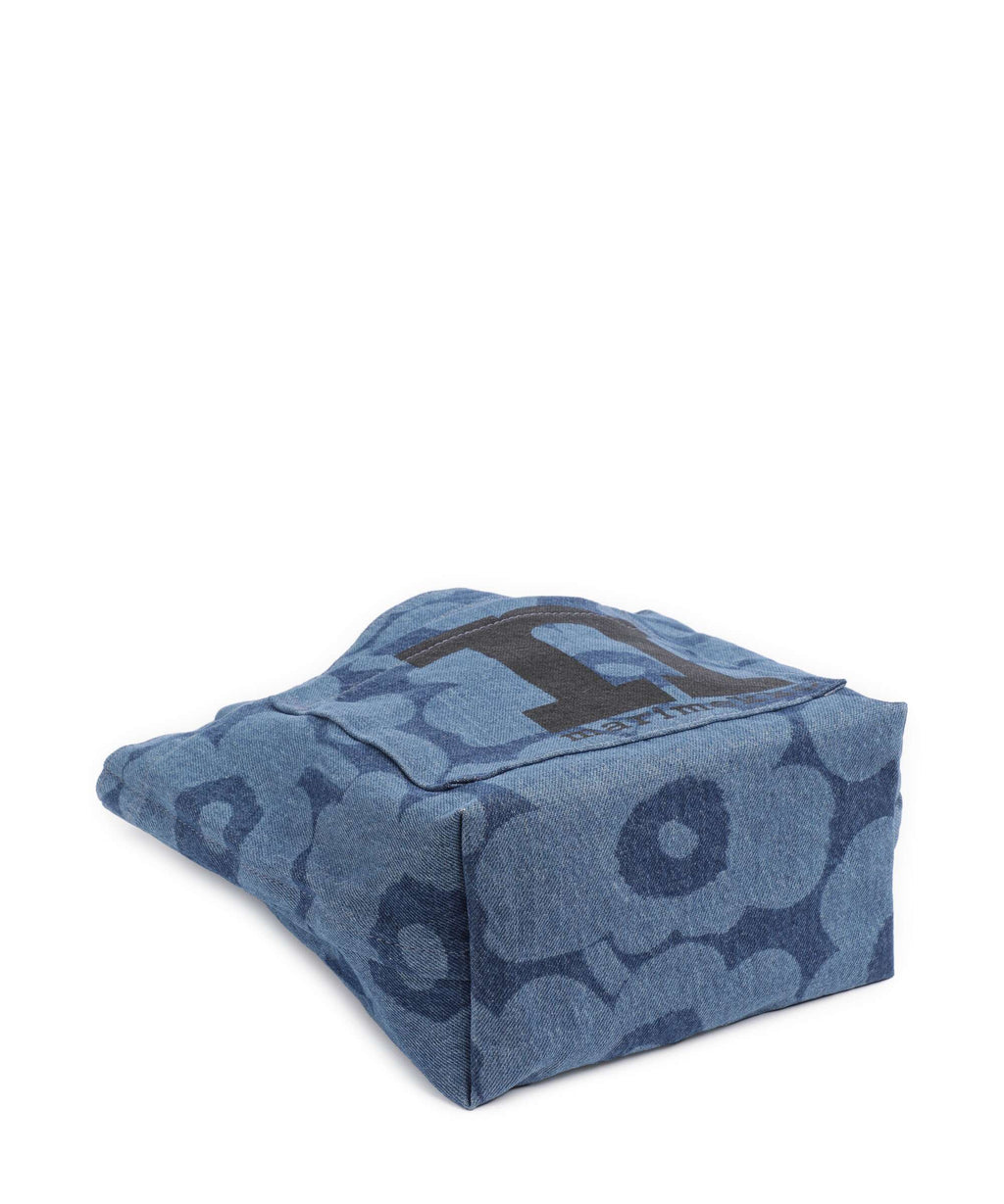 Marimekko Unikko Mono Mini Handbag mid indigo