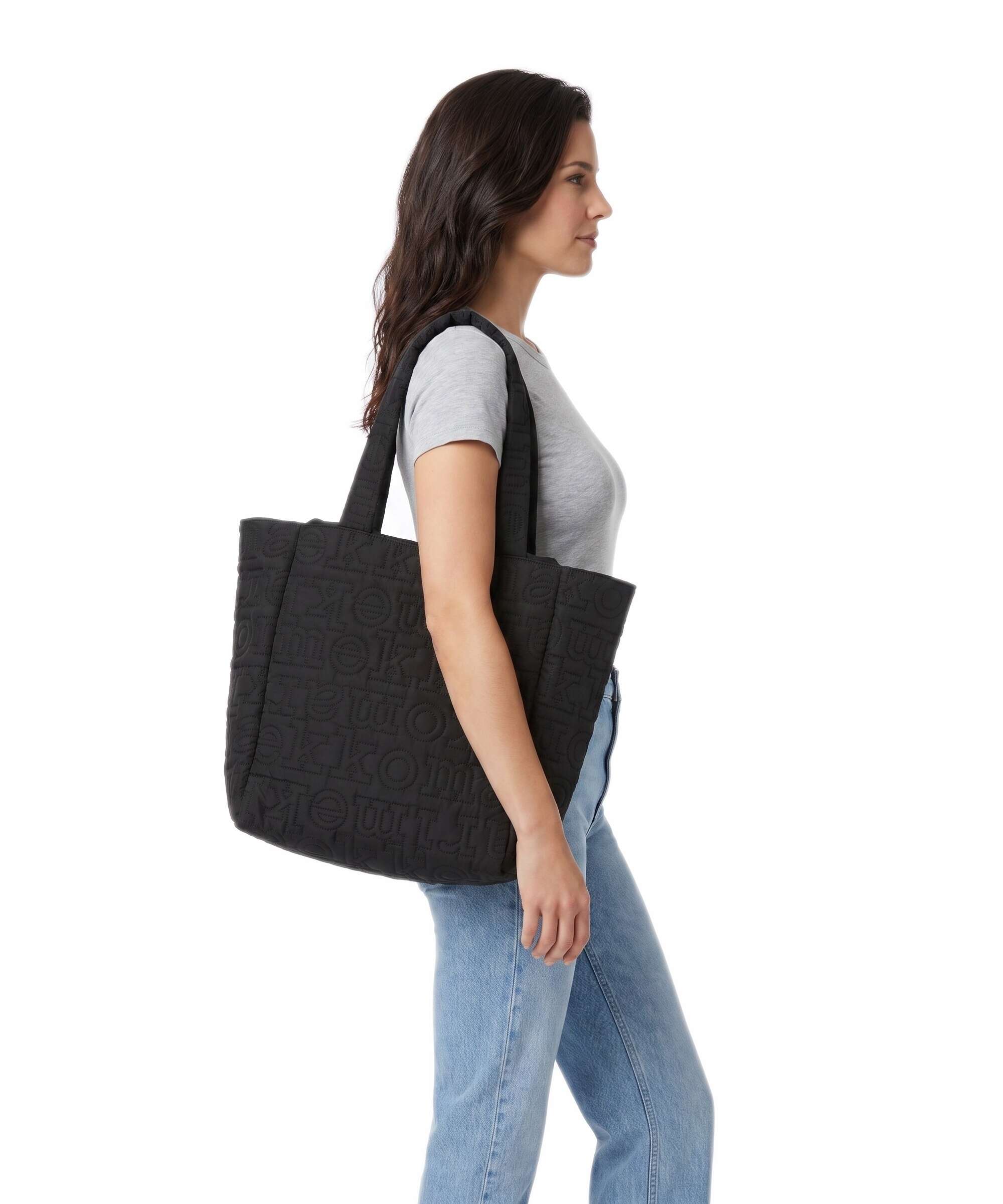 Marimekko Joy Logo M Tote bag black