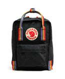 Fjällräven Kånken Rainbow Mini Batoh schwarz