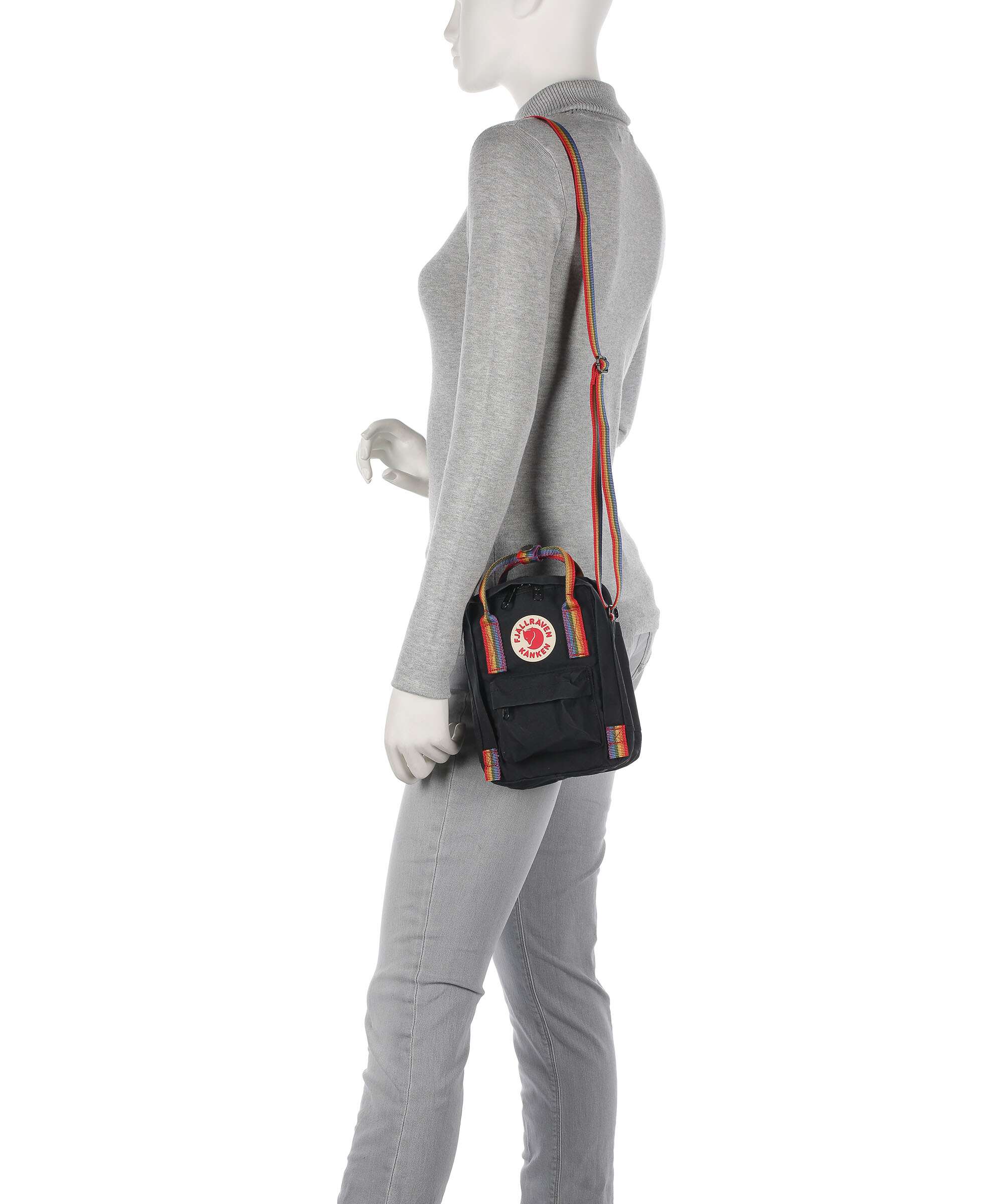Fjällräven Kånken Sling Crossbody bag black/rainbow