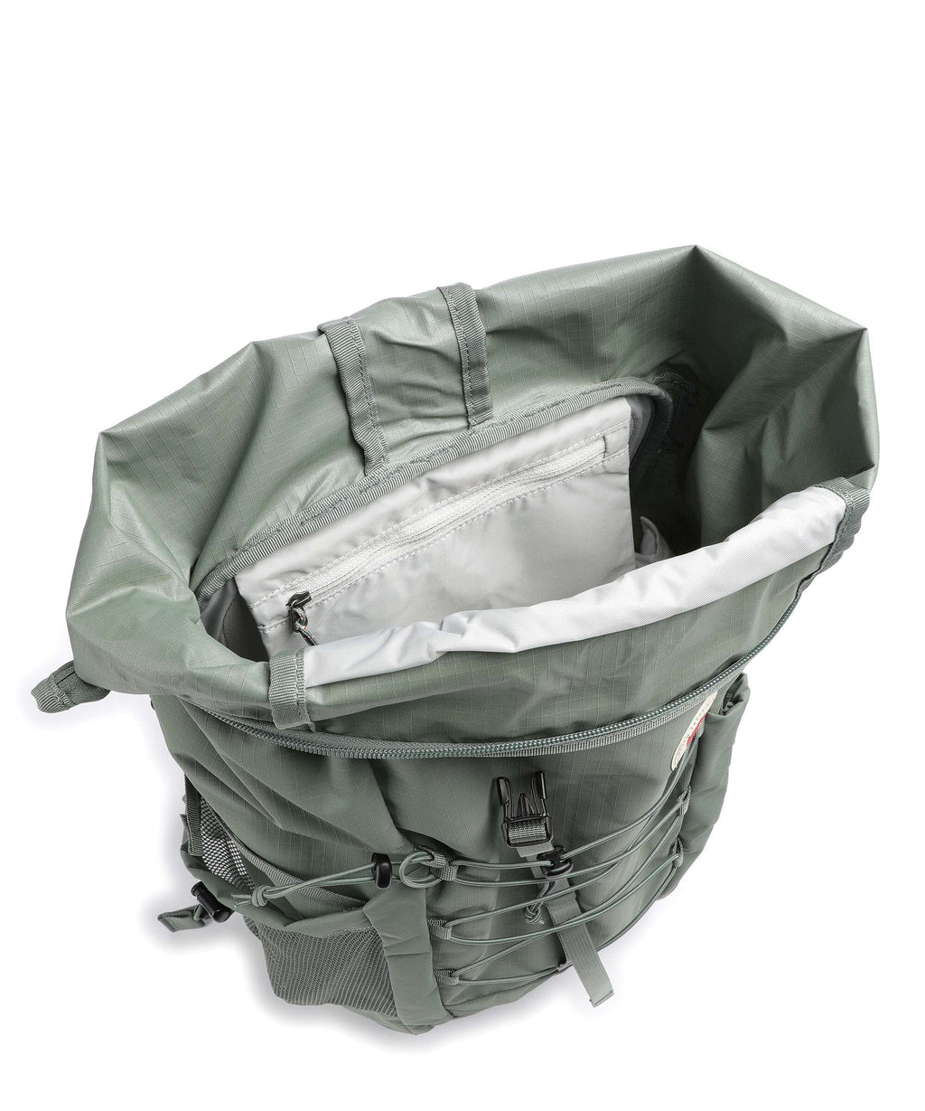 Fjällräven Abisko Hike Foldsack Hiking backpack patina green