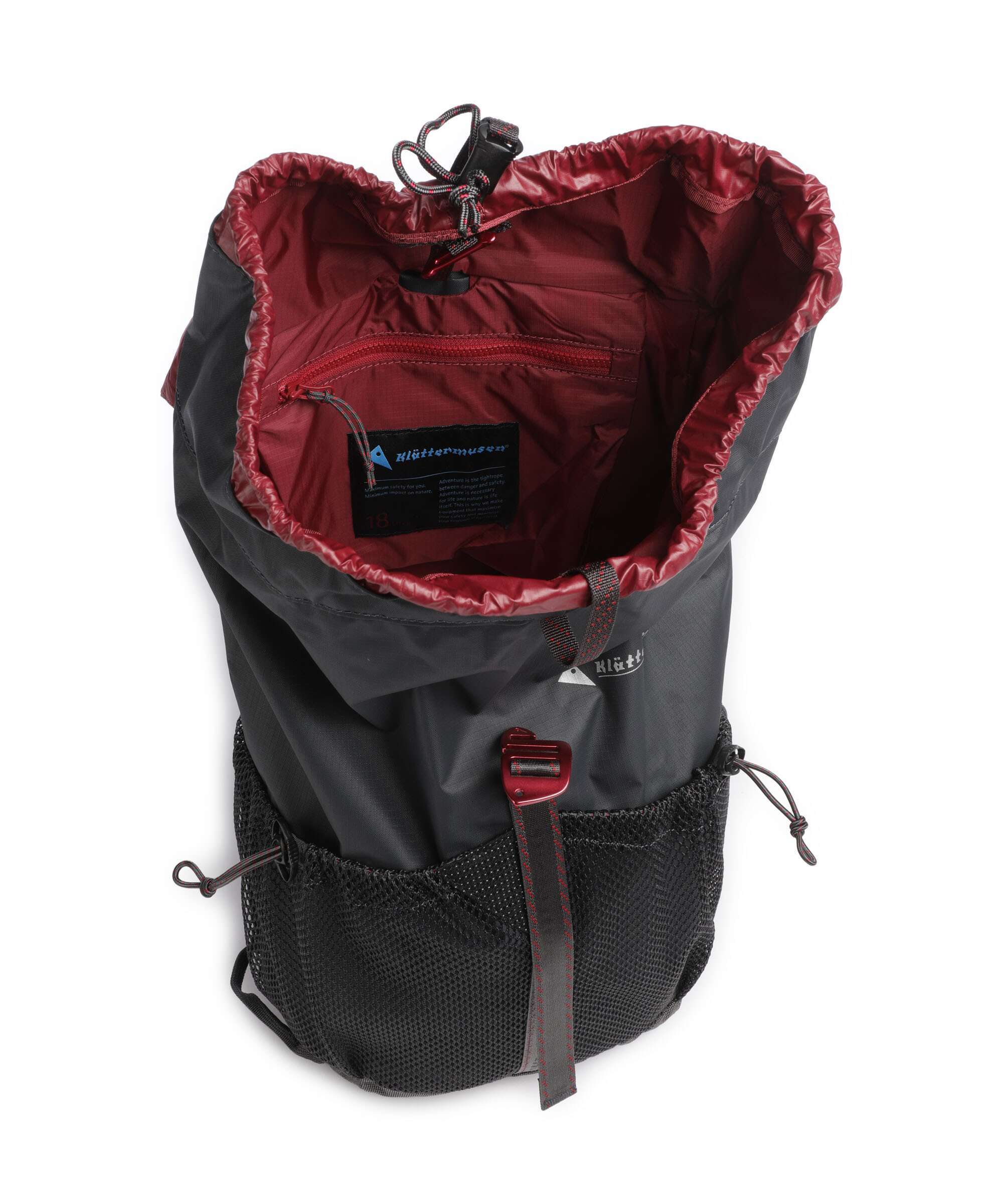 Klättermusen Fjörm 18 Trekking backpack raven